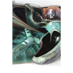 BOX OF BLUE MOUNTAIN POTTERY