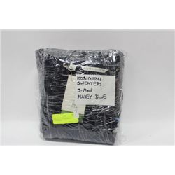 BUNDLE OF COTTON SWEATERS (NAVY BLUE)