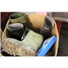 Image 1 : BOX OF BOOTS/RUNNERS AND  CAR ACCESSORY COLLECTION