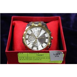 MENS STAINLESS STEEL WATCH ON CHOICE