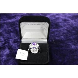 LAB AMETHYST RING ON CHOICE SZ 9