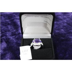 LAB AMETHYST RING ON CHOICE SZ 6