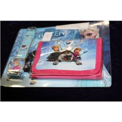 DISNEY FROZEN WATCH AND WALLET SET AS THEY COME