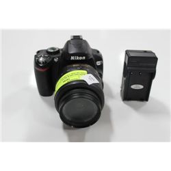 NIKON D60 DSLR WITH 18-55MM LENS/ FILTER/ CHARGER