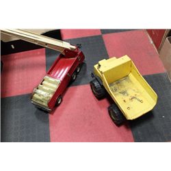 BOX WITH TONKA TRUCKS