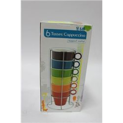 CAPPUCCINO SET W/ CADDY