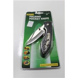HAWK FOLDING POCKET KNIFE: MOOSE DESIGN
