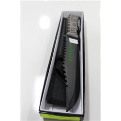 ZOMBIE KILLER LARGE KNIFE W CASE ON CHOICE: GREY