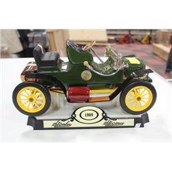 VINTAGE McCORMICK 1909 STANLEY STEAMER DECANTER