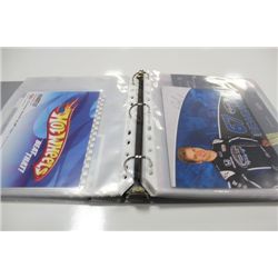 FULL BINDER OF NASCAR & INDY AUTOGRAPHS