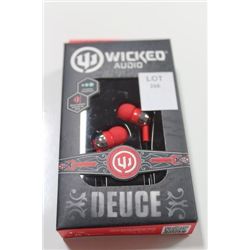 WICKED AUDIO DEUCE IN EAR HEADPHONES