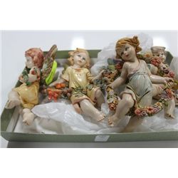 4 ANGEL FIGURINES