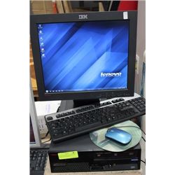 LENOVO THINK CENTER DESKTOP COMPUTER/ WINDOWS 7