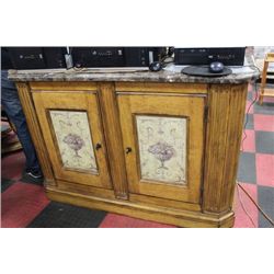 MARBLE TOP SIDEBOARD MATCHES LOT 304