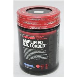 GNC AMPLIFIED BLUE RASPBERRY WORKOUT POWDER