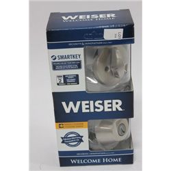 WEISER SINGLE CYLINDER SMARTKEY LOCK ON CHOICE
