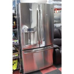 GE ST STEEL PROFILE FRENCH DOOR FRIDGE W INDOOR