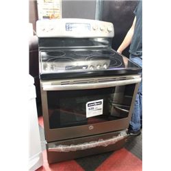 BLACK AND STAINLESS GE 5 BURNER CONVECTION