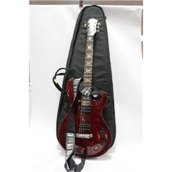 MICHAEL KELLY ELECTRIC GUITAR, IN BAG