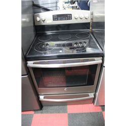 GE CAFE BRUSH NICKEL 5 BURNER CONVECTION
