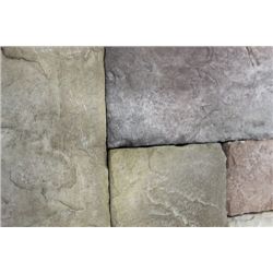 BOX OF ARTIFICIAL CULTURED CASTLE ROCK STONE -