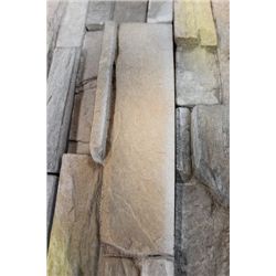 BOX OF ARTIFICIAL CULTURED STACKED STONE - CORNER