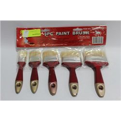 NEW 5 PC PAINTBRUSH SET