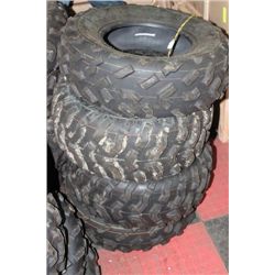 SET OF 4 25-10-12 QUAD TIRES