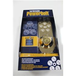 WEISER POWERBOLT SMARTKEY ELECTRIC TOUCH PAD