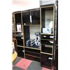 Image 1 : 2 TONE BLACK TV ENTERTAINMENT UNIT