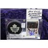 Image 1 : RON ELLIS AUTOGRAPHED CARD & PUCK DISPLAY