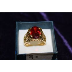 NEW MENS GOLD PLATED RING ON CHOICE: SIZE 10