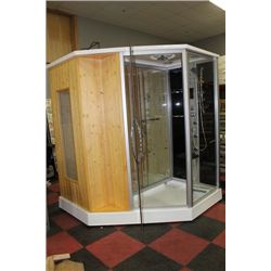 BRAND NEW 2 IN 1 STEAM SHOWER/SAUNA COMBO W