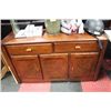 Image 1 : SOLID WOOD SIDE BOARD CABINET - 3 DRAWER/2 DOOR