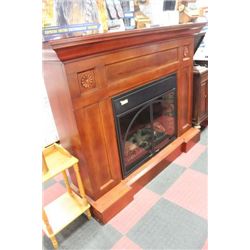 FIREPLACE W/ REMOTE - ADJUSTABLE FLAMES,
