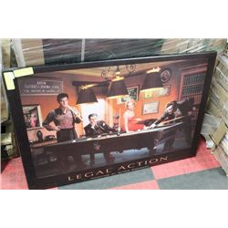 LAGAL ACTION PAINTING BY CHRIS CONSANI