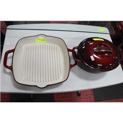 KITCHENAIDE ROASTER SOLD W GRILL PAN