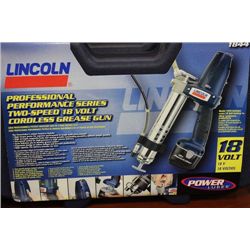 LINCOLN 18 VOLT 2 SP CORDLESS GREASE GUN