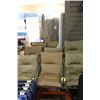Image 1 : PATIO CHAIRS W/ CUSHIONS X7