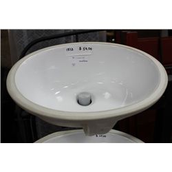 CERAMIC UNDER COUNTER PORCELAIN SINK ON CHOICE: