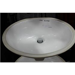 CERAMIC UNDER COUNTER PORCELAIN SINK ON CHOICE: