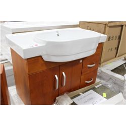 BJS3001 FLOATING WOOD BATHROOM VANITY