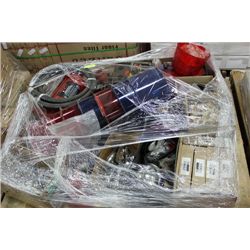 PALLET OF COMMERCIAL LIGHTING/TRUCK BALLS/115-230