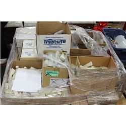 PALLET W AUTOMOTIVE PARTS AND CLIPS