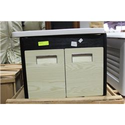 1012  WOOD GRAIN STYLE FLOATING BATHROOM VANITY