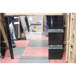 BATHROOM VANITY MIRROR ON CHOICE: BLACK AND CHROME