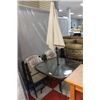 Image 1 : PATIO TABLE W/ 4 CHAIRS & UMBRELLA