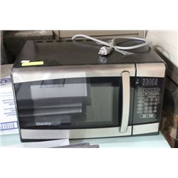 DANBY BLACK & SS MICROWAVE W/ INSTRUCTION BOOK