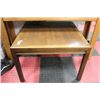 Image 1 : SOLID WOOD END TABLE, SQUARE