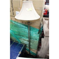 ANTIQUE BRASS COLOUR FLOOR TRI-LITE LAMP